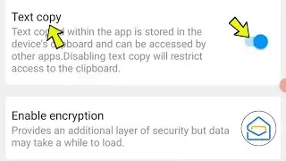 Enable/Disable Copy Text Feature Zoho Mail App Tutorial
