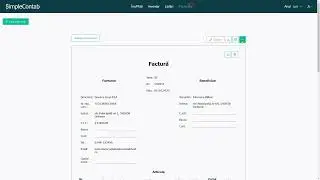SimpleContab - tutorial: Facturare