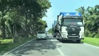 From Taman Pekaka to Bt Kawan Design Village used shortcut road.