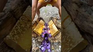 Amazing This Man Found Gold Plates and Diamonds, Carried by the River Current #golddiscovery #gold