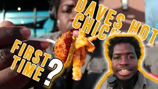 Kanvus try's Dave's hot chicken food review while homeless
