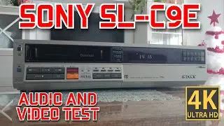 Sony SL-C9E Betamax Hi-Fi Stereo Test Sound & Video 4K
