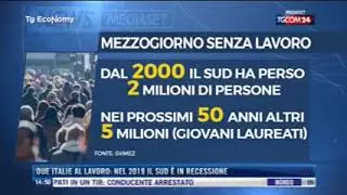 Presentazione Rapporto SVIMEZ 2019 &ndash; TGEconomy del 4 novembre 2019
