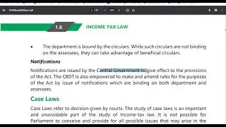 L2 P5 What is Circulars And Notifications ?? ( Basic Concepts of Income Tax AY 2021 22)