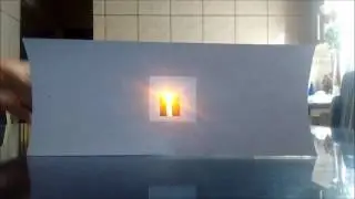 Experimento F&iacute;sica - cart&otilde;es furados