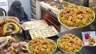 مش هقولك اسهل وصفه وارخص الكيلو بيطلع 5كيلو كعب الغزال شكل كرواسون بالعجوه مخبوزات شتويه 