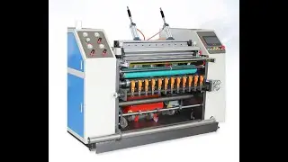 Automatic Cash Register Paper Roll Rewinding Slitter Machine Thermal  Slitting And Rewinder Machine