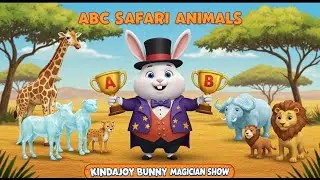 Safari Animal Song for Toddlers&ndash; Preschool Learning Rhyme | Fun Sounds & Names - ABC Safari Animals