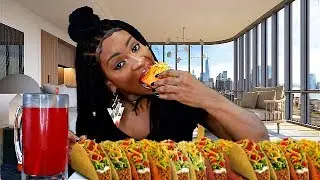 FIERY TACOS MUKBANG!