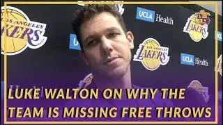 Lakers Interview: Luke Walton On Why He Thinks the Team is Missing So Many Free Throws