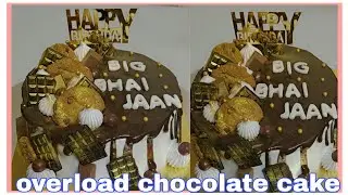 Overload chocolate cake#youtubevideos#viral#chocolatecake#overloadchocolatecake#birthdaycake#cake#yt