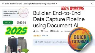 Build an End-to-End Data Capture Pipeline using Document AI | GSP927 | STEP BY STEP | #qwiklabs