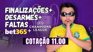 Palpites Champions League 21 e 22/10/25 | Finaliza&ccedil;&otilde;es, Desarmes + Faltas