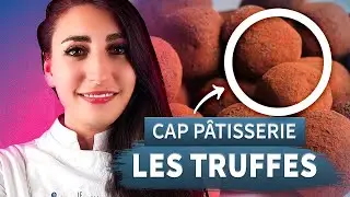 Les truffes au chocolat : la recette facile. Truffes CAP p&acirc;tisserie
