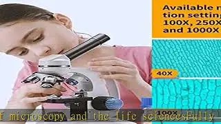 SWIFT Microscope SW150,Compound Student Microscope,40X-1000X,Monocular Head,Coarse & Fine Focusing,