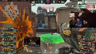 OpTic FNC incredible 4 kills vs LOUD - Tarik's reaction