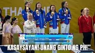 PH Women’s 4x100m Freestyle Relay Wins Historic SEA Games Gold | Kayla Sanchez & Team