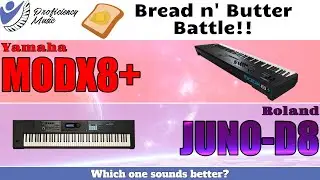 Yamaha MODX8+ vs Roland JUNO-D8: Bread 'n Butter Sounds Comparison!