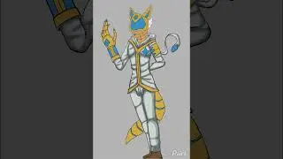 League of Legends: Hextech Yuni Skin #leagueoflegends #leagueoflegendsfanart #furry #furryart
