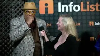 Larry Gaitors at the Infolist Pre Comic-Con Bash