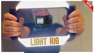 Ручной осветительный комплекс с действительно крутыми функциями! Отлично подходит для камер GoPro и смартфонов.