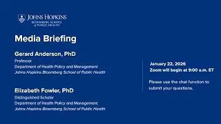 Media Briefing on Health Insurance & the Affordable Care Act | January 22, 2026