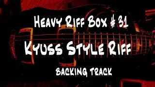 Kyuss Style Guitar Lesson #31| backing track