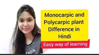 #Monocarpic & #Polycarpic #Plants#Ritikas tutorial