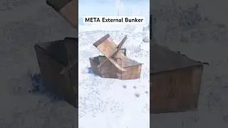 META External Bunker Design in #rust #rustgame #rustbase #gaming #shorts