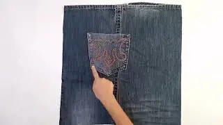 DIY Old Jeans Recycle Bag | Tutorial | Sewing