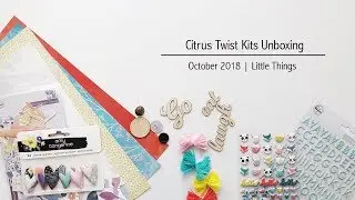 Citrus Twist Kits Unboxing | October 2018 - Little Things Kits