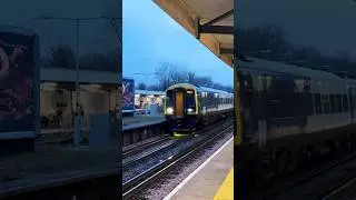 SWR Class 159 Rushes Past New Malden Station with a Loud Tone #train
