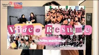 Here&rsquo;s the person behind the CV!👀 - Video Resume Magang Hub Telkom Indonesia Batch 2
