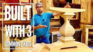 Pedestal Table Legs  - Low Cost High Profit - Make Money Woodworking