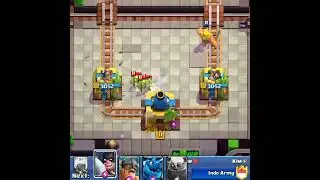 How to fully counter goblin barrel with nado and do king tower activation #shorts #clashroyale