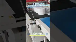 Auto big paper maxi roll packing machine #tissuemachine #papermachine #manufacturing