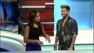 MJ Acosta- Calling All Glamberts! Adam Lambert kicks off Miami Swim Week