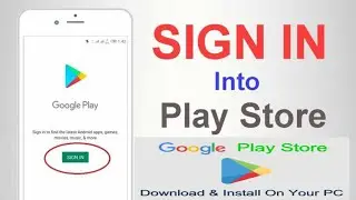 How to sign in into google play store ?