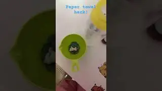 Magic surprise bath Bomb idea for paper towels