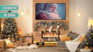Classic Santa Claus CHRISTMAS Portrait Frame TV Art | 2HR | #tvart #frametvart #4k #framedart