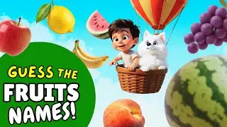 FRUIT NAMES FOR TODDLERS | First Words for Babies | Kids Learning Video with Dan & Ben 🍎🍌🍇