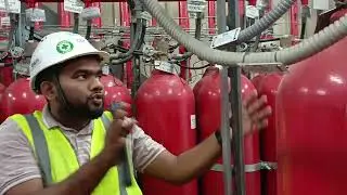 How to use IGAS (IG541) automatic. suppression system central room