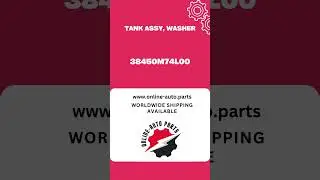 TANK ASSY, WASHER - 38450M74L00 - Online-Auto.Parts