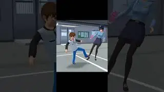 Yuta Angry with police girl 😂🥴 #sakuraschoolsimulator #shorts #vairl #lucu #babies #yuta #angry