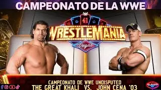 #jhoncena vs #thegreatkhali  por el #campeonato de la #wwe #wwe2k25 #wweraw #smackdown #viralvideo 