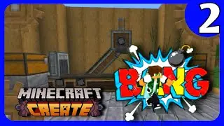 I MADE AN AUTOMATIC CHAPATI MAKER IN MINECRAFT CREATE MOD || EP:2