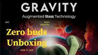 Zero Lifestyle Gravity Zbuds Unboxing review | 40 hours backup | ANC | Bass boosted | in PKR 3400/=