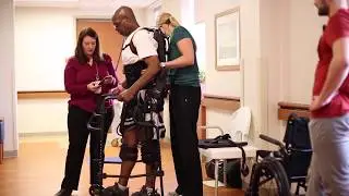 Exoskeleton provides support and confidence to patients trying to regain movement