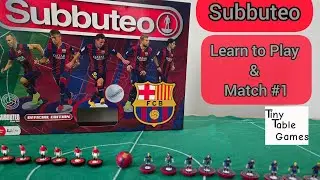 Subbuteo (Table Soccer) Learn to Play & Match 1