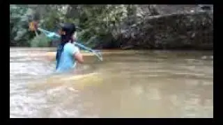 YouTube  Amazing Girl Uses PVC Pipe Compound BowFishing To Shoot Fish -Khmer Fishing At Siem Reap